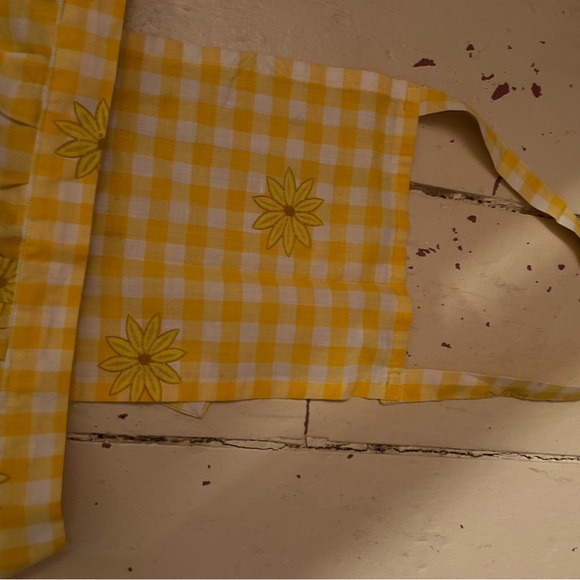 Vintage Sunflower Field Apron maxi ankle length - Picture 3 of 5